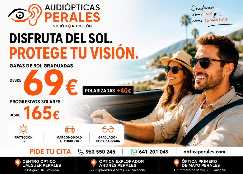 moda gafas de sol óptica perales Valencia